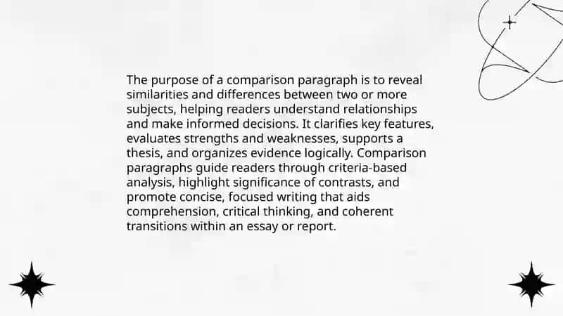 Writing a comparison paragraph 3