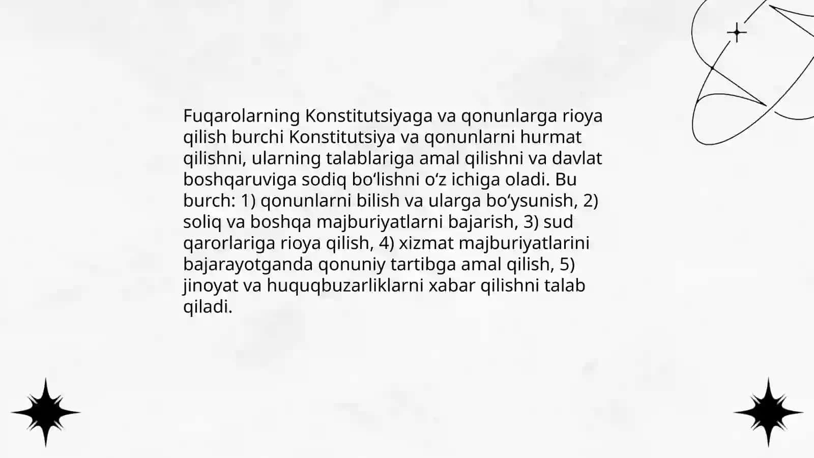 Fuqarolarning burchlari 3