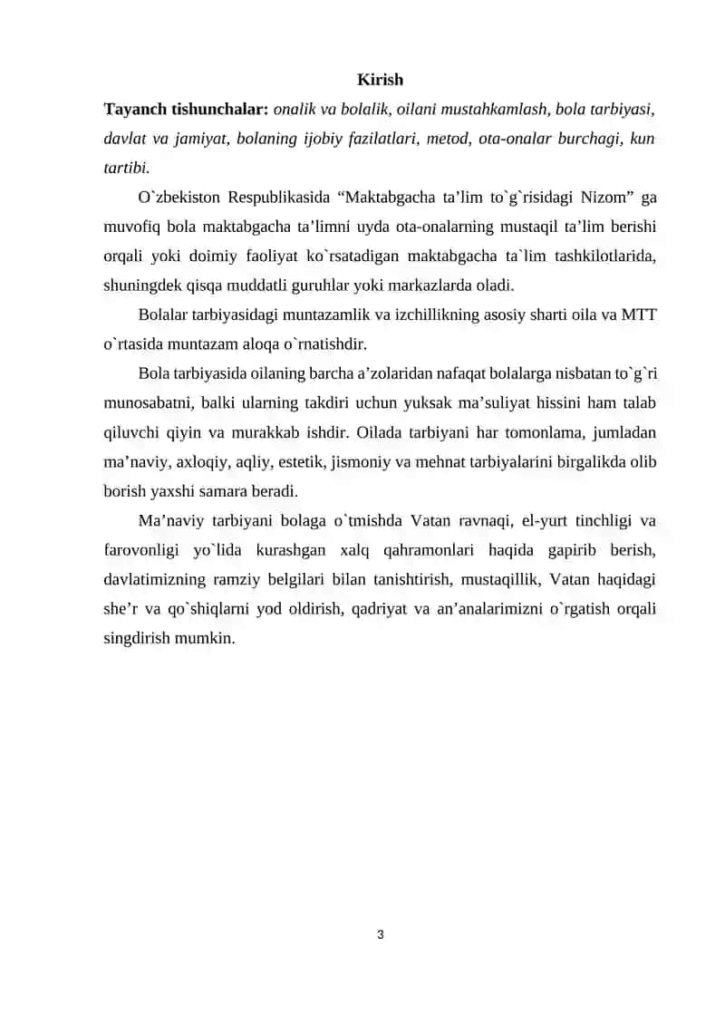 Maktabgacha Ta'lim Tashkilotining Oila Hamkorligi 3