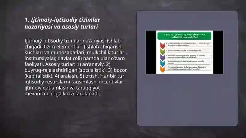 Ijtimoiy-iqtisodiy tizimlar va mulkchilik munosabatlari 3