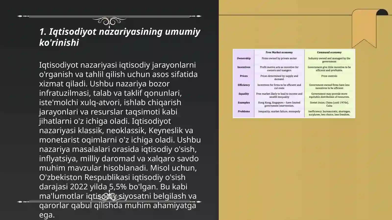 Iqtisodiyot nazariyasi rivojlanishining asosiy bosqichlari 3