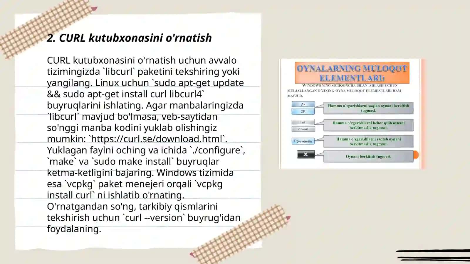API bilan ishlash 3