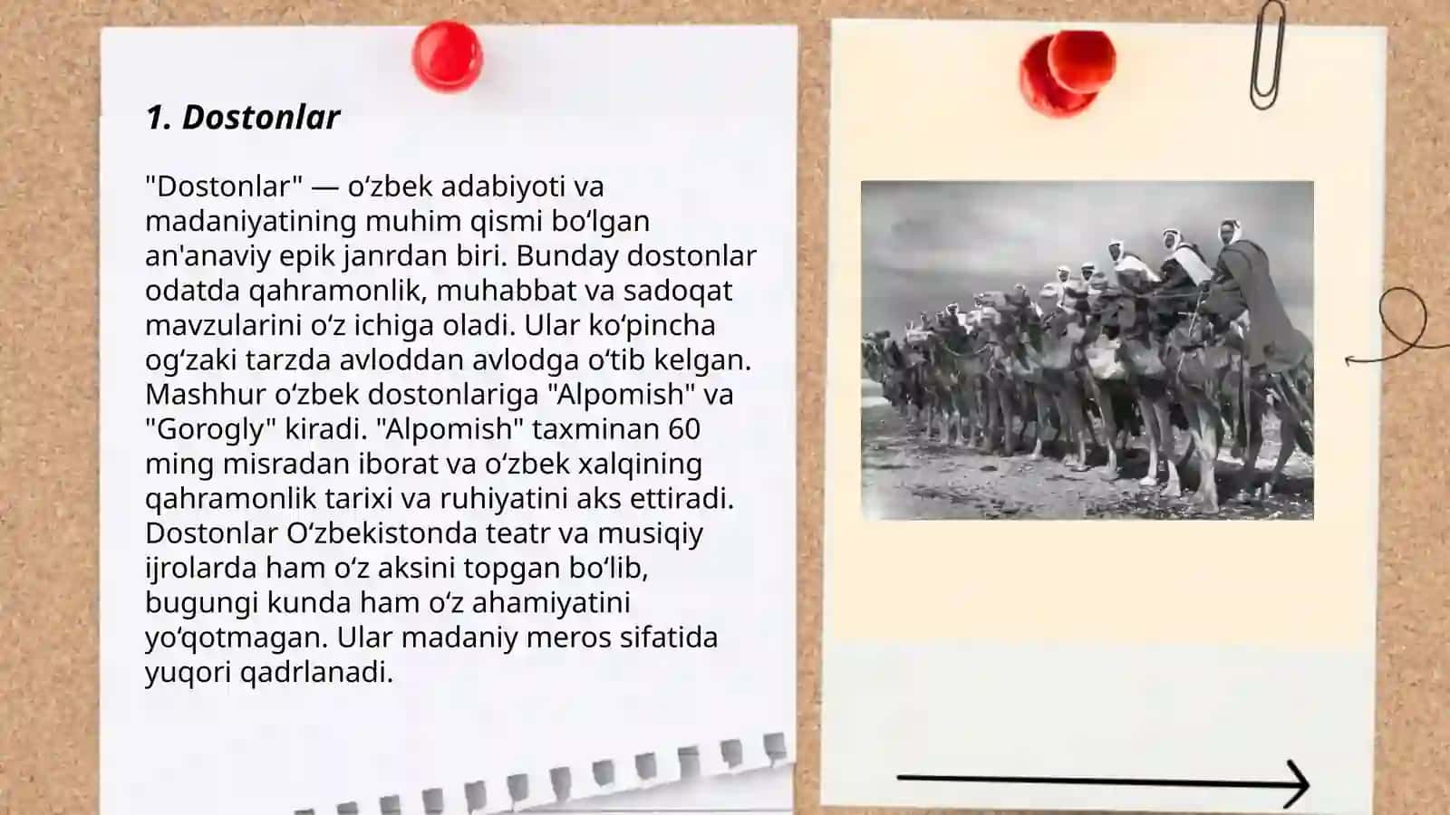 ARAB XALQ OG'ZAKI IJODI JANRLARI 3