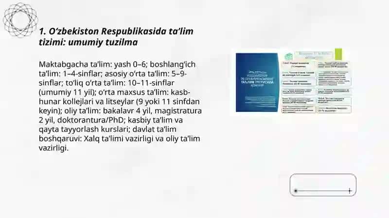 Oʻzbekiston Respublikasida Taʼlim tizimi 3