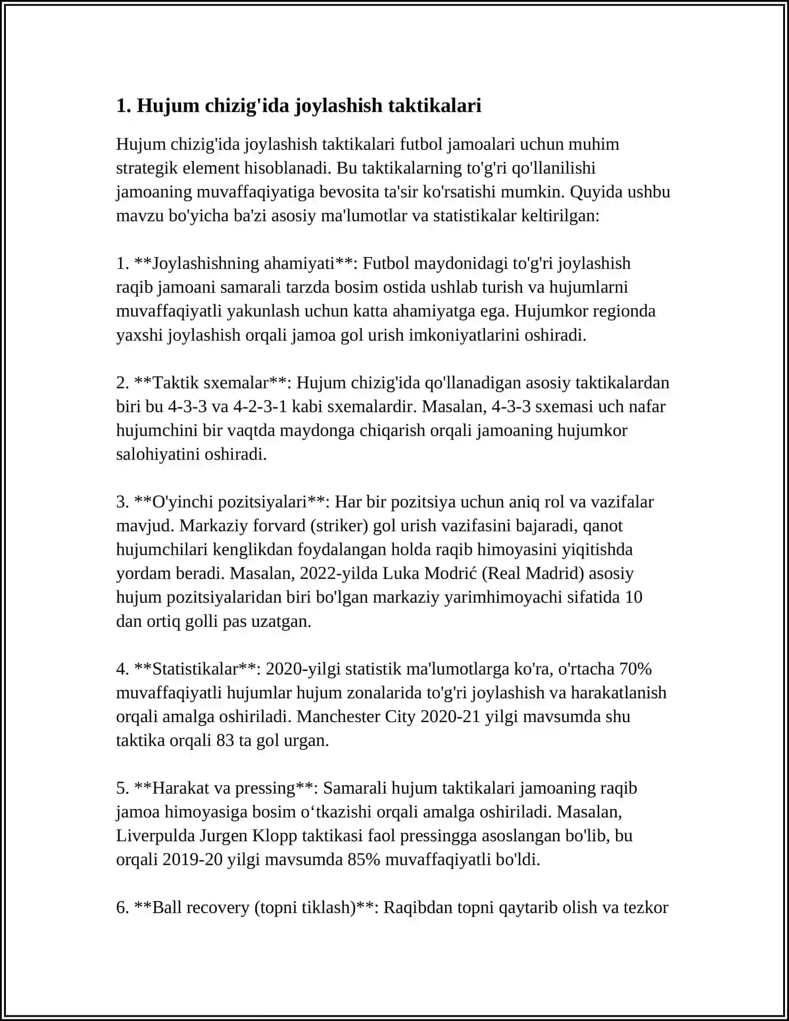 VOLEYBOL OʻYIN TAKTIKASI OʻRGATISH USLUBIYOTI 3