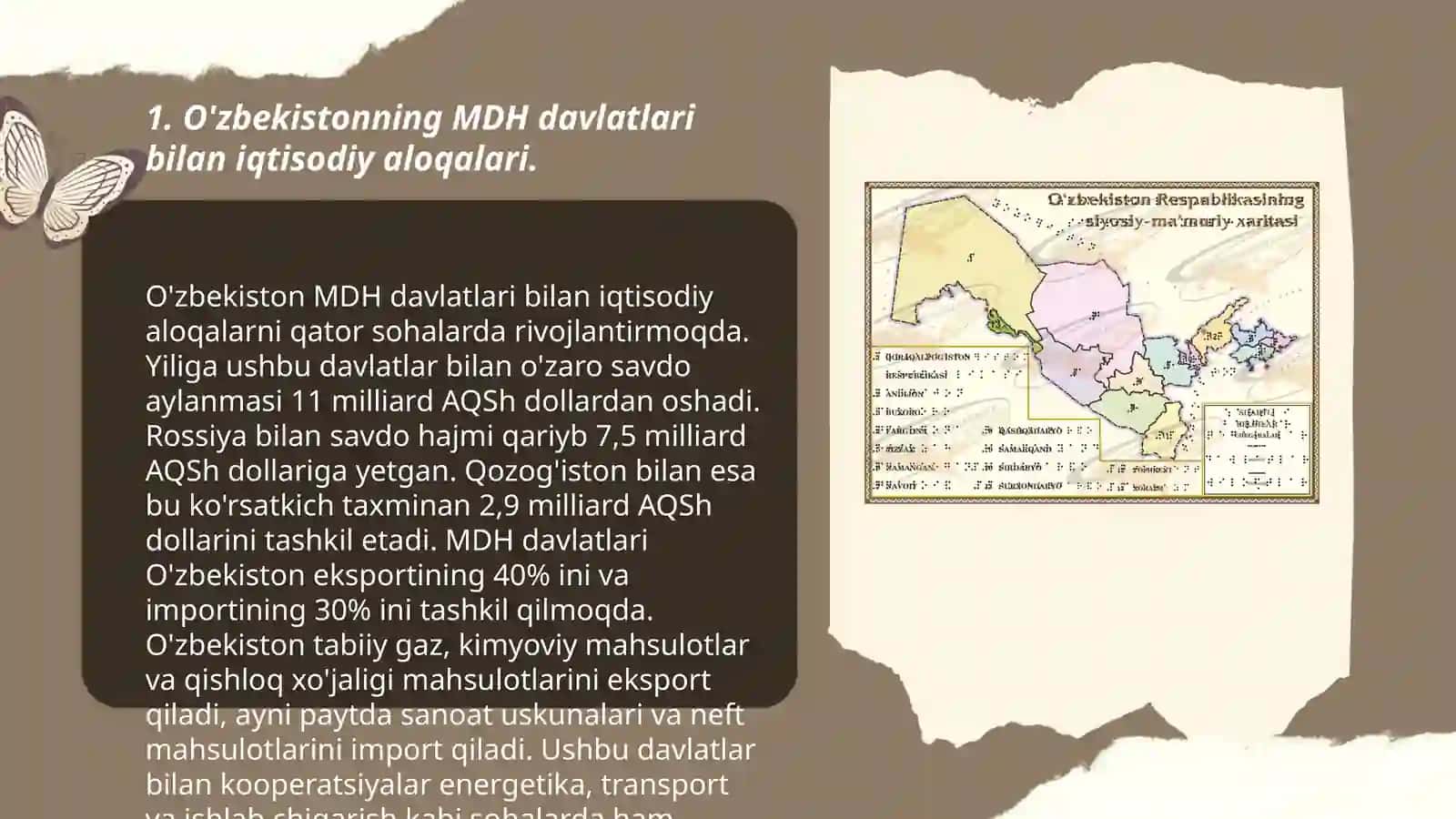 O'zbekiston va Jahon Hamjamiyati (MDH davlatlari bilan iqtisodiy-siyosiy munosabatlari) 3