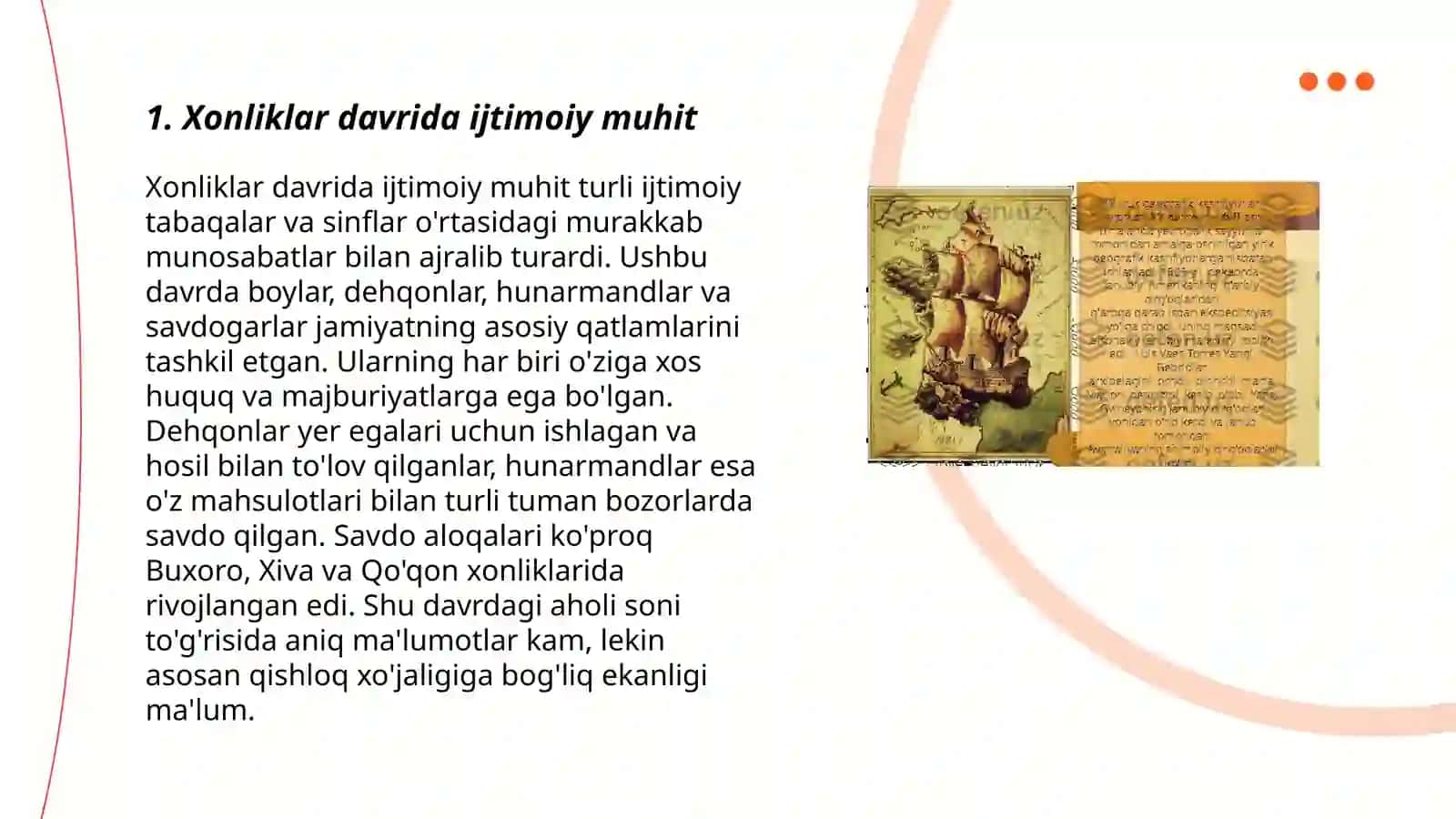 Xonliklar davridagi ijtimoiy - siyosiy muhitning tarbiyaga ta'siri 3
