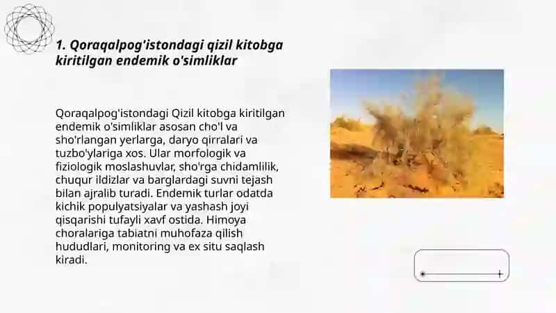 Qoraqalpog'istondagi qizil kitobga kiritilgan õsimliklar 3