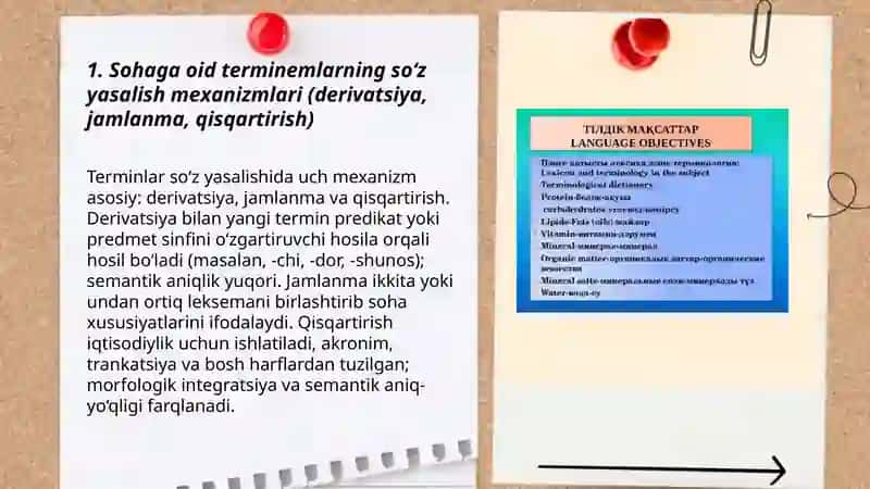 Sohaga oid terminologiya sohaga oid leksik morfologik birliklarning xususiyatlari 3
