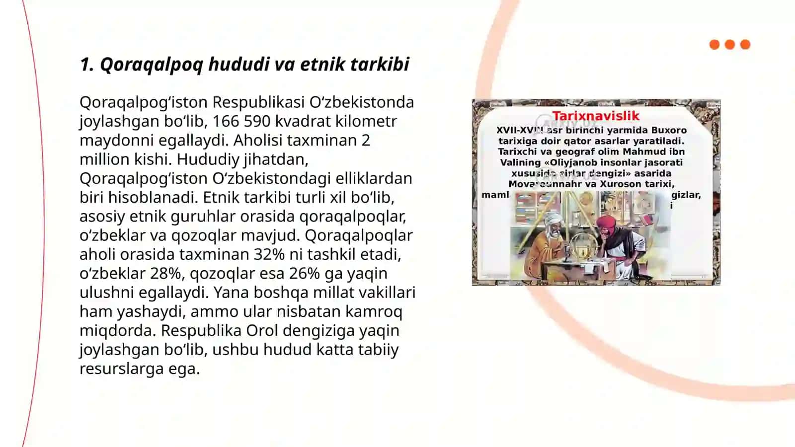 XIX ASR IKKINCHI YARMI XX ASR BOSHLARIDA QORAQALPOQLAR MADANIYATI 3
