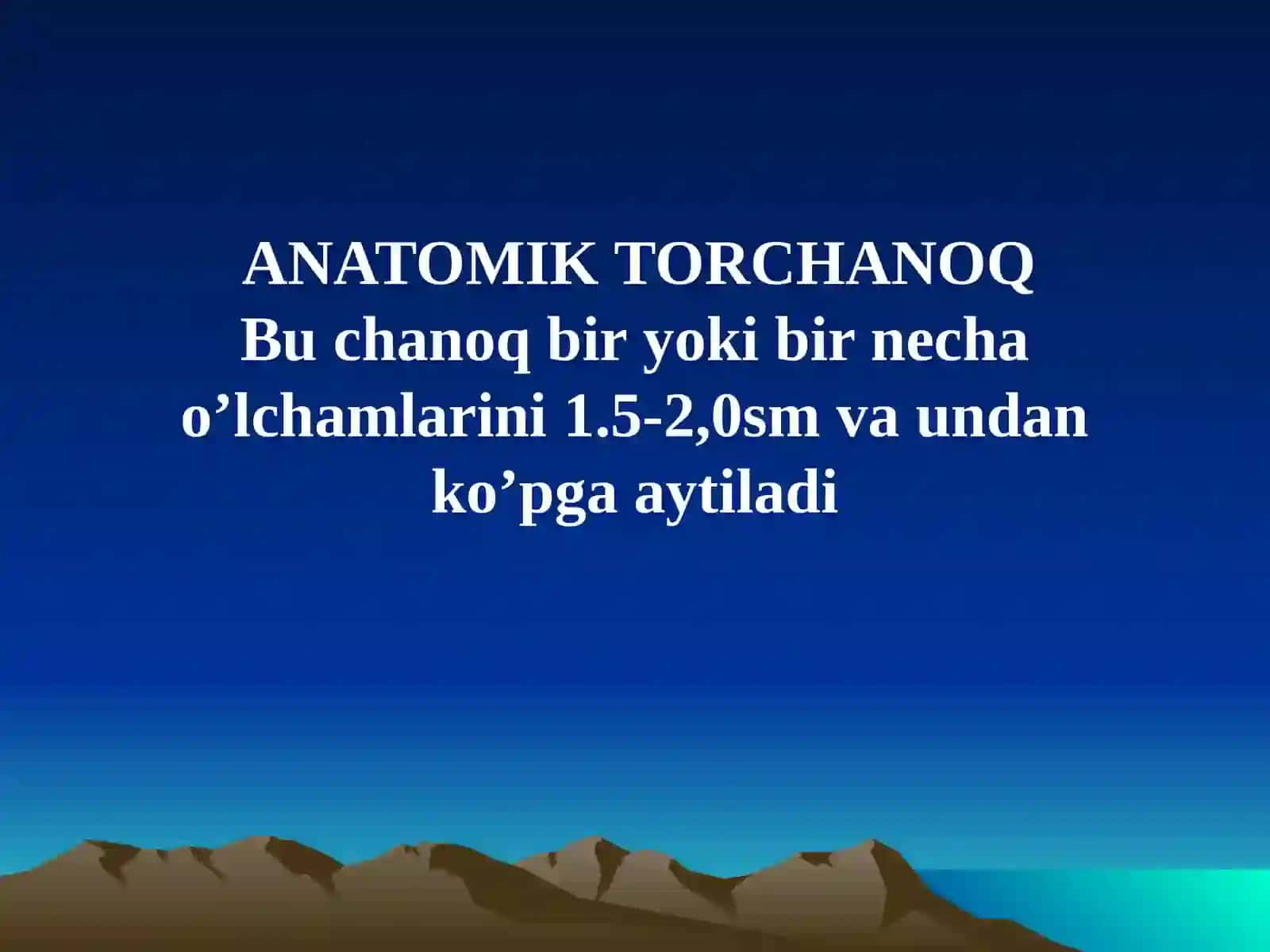 TOR CHANOQ TASNIFI 3