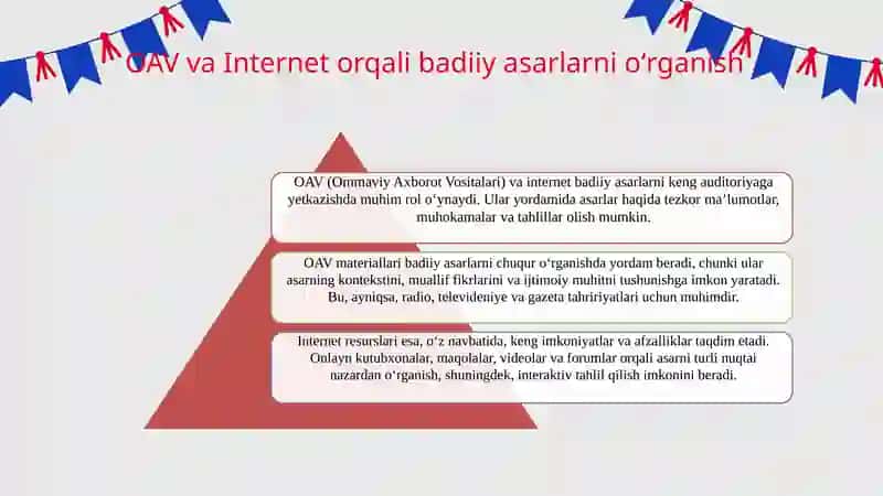 OAV va Internet orqali badiiy asarlarni oʻrganish 3
