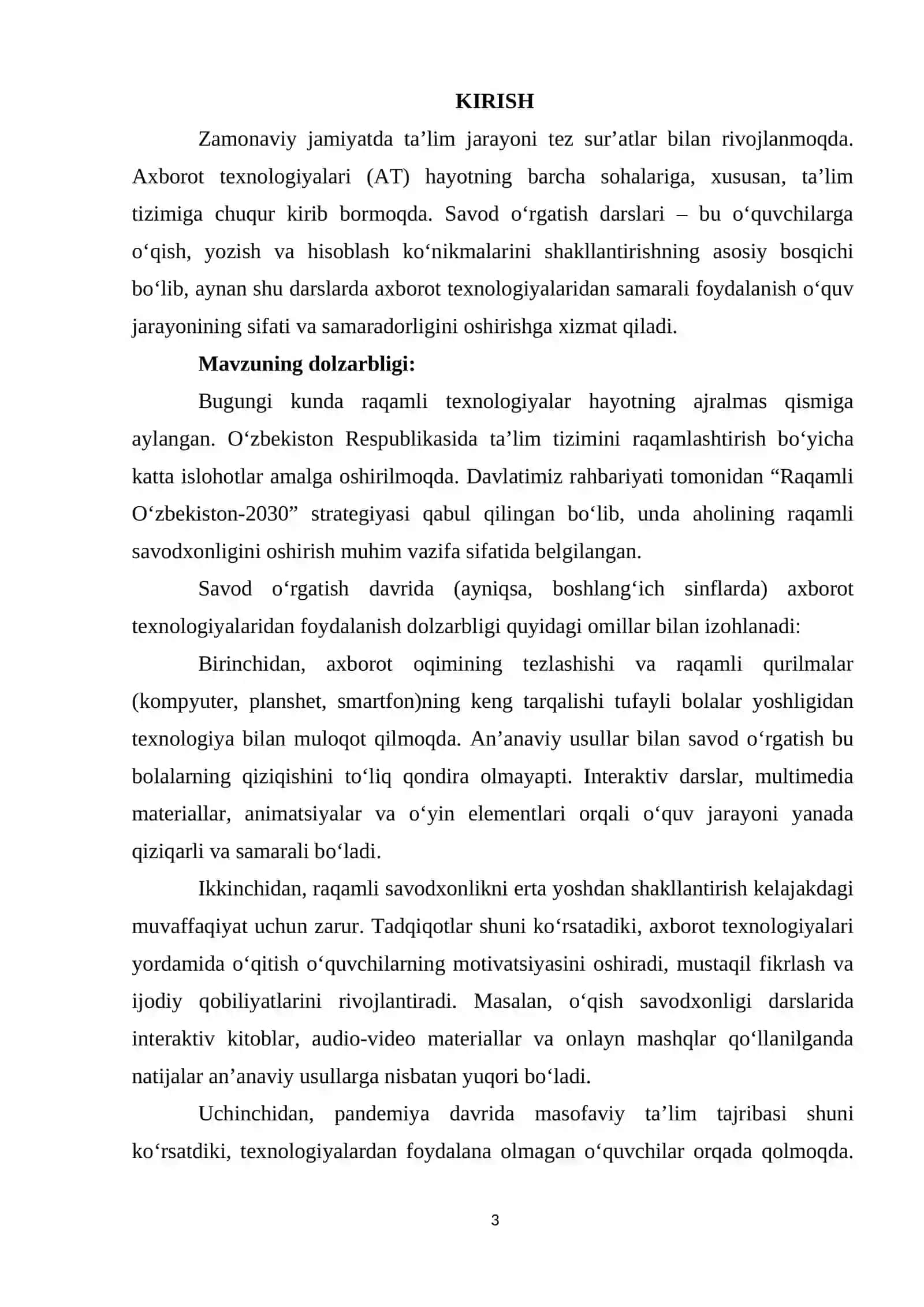 Savod o‘rgatish darslarida axborot texnologiyalardan foydalanish 3