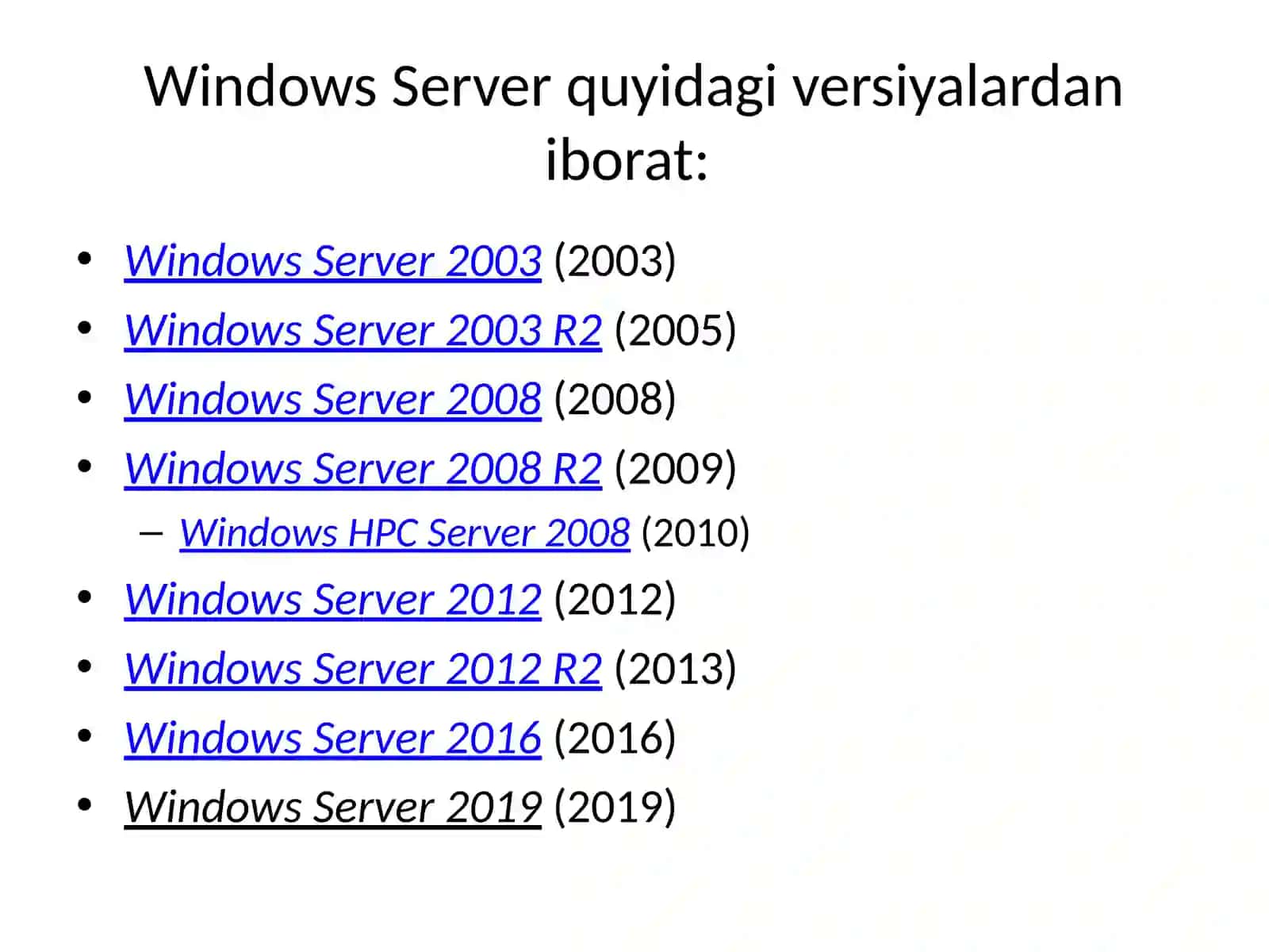 Windows Server 3