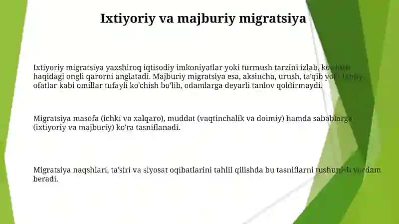 Aholi migratsiyasi va uning tasnifi 3
