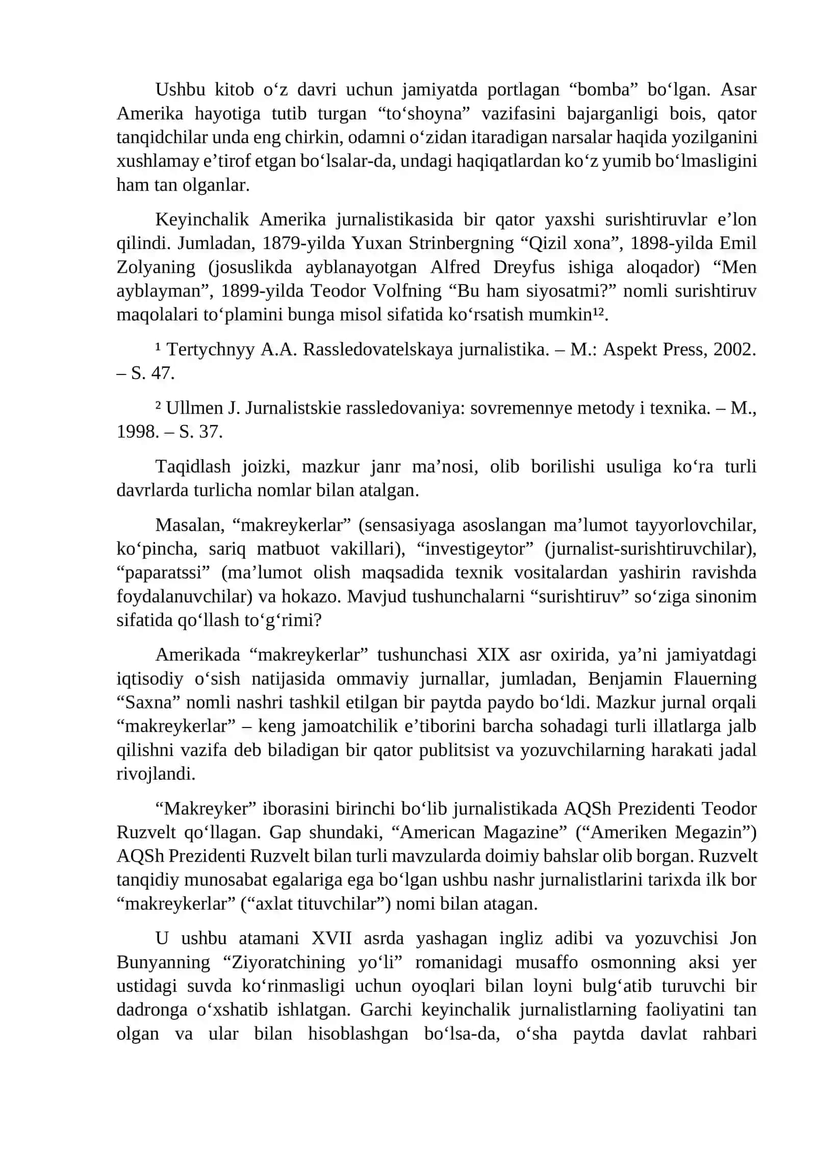 Jurnalist surishtiruvi janri va uning tarixiy shakllanish bosqichlari 3