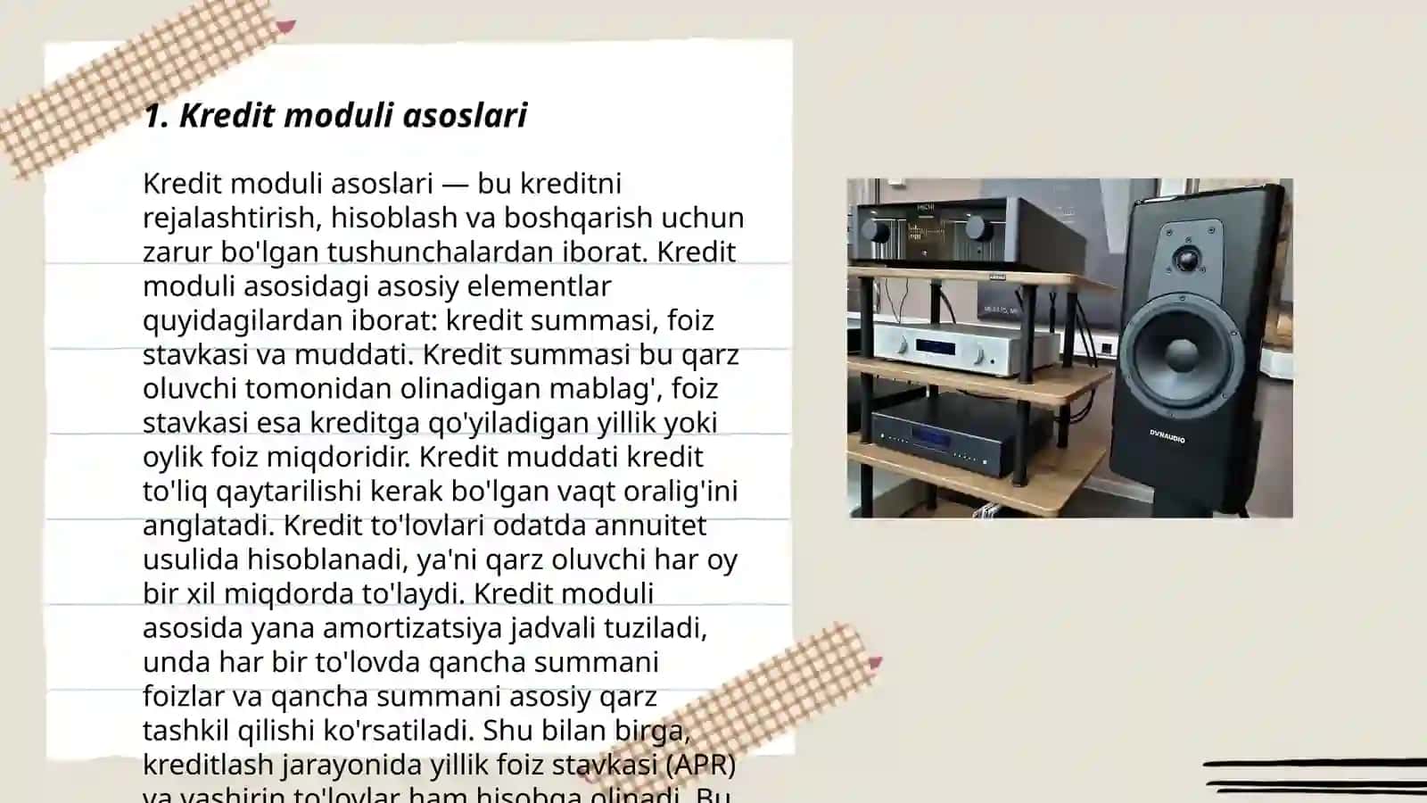 Kredit moduli asoslari 3