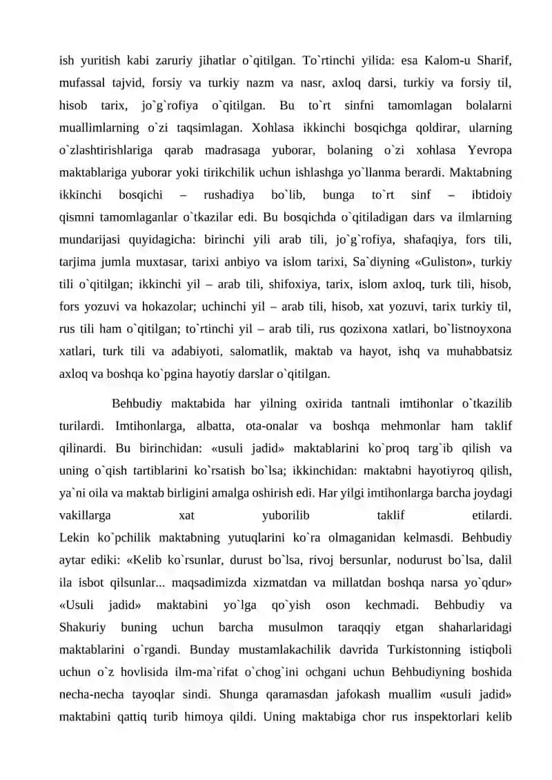MAQOLA Mahmudxo`ja Behbudiyning ma`rifatparvarlik faoliyati 3