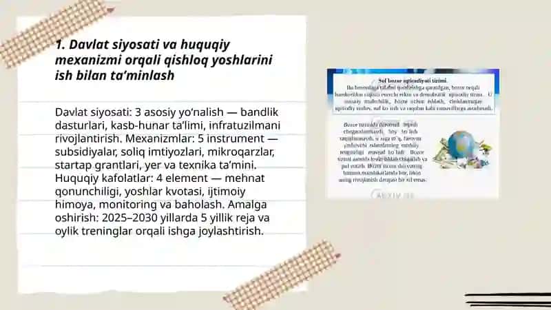 Iqtisodiy oʻsishni taʼminlashda qishloq yoshlarini ish bilan taʼminlashning iqtisodiy mexanizmi 3