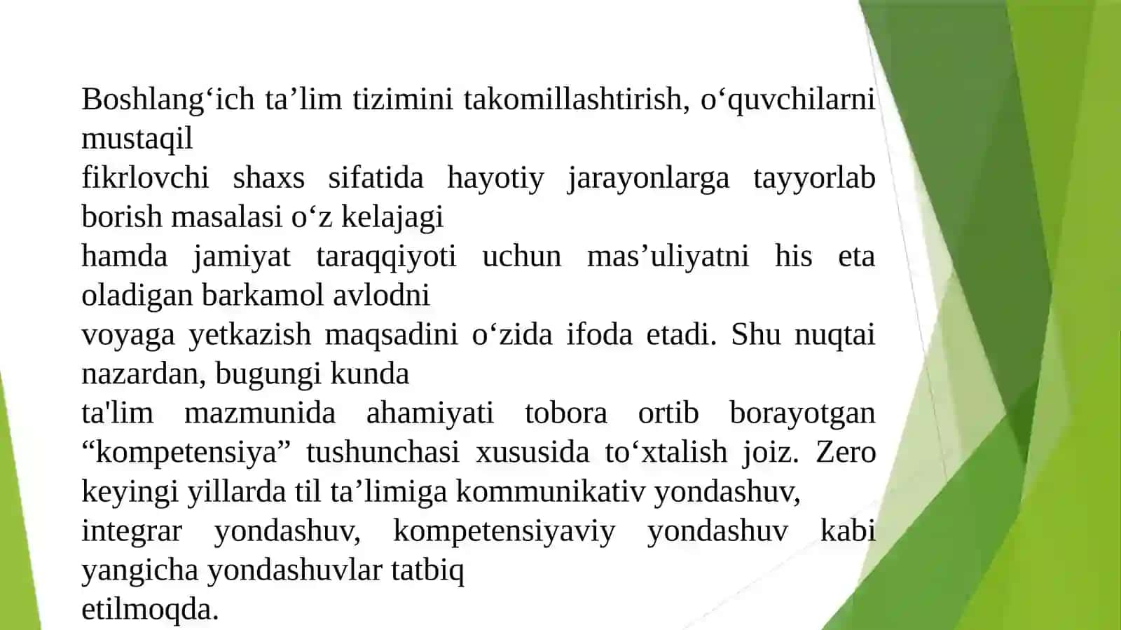 Boshlang`ich sinf ona tili ta`limidan nutqiy va lingvistik kompetentsiyalarni shakllantirish metodikasi 3