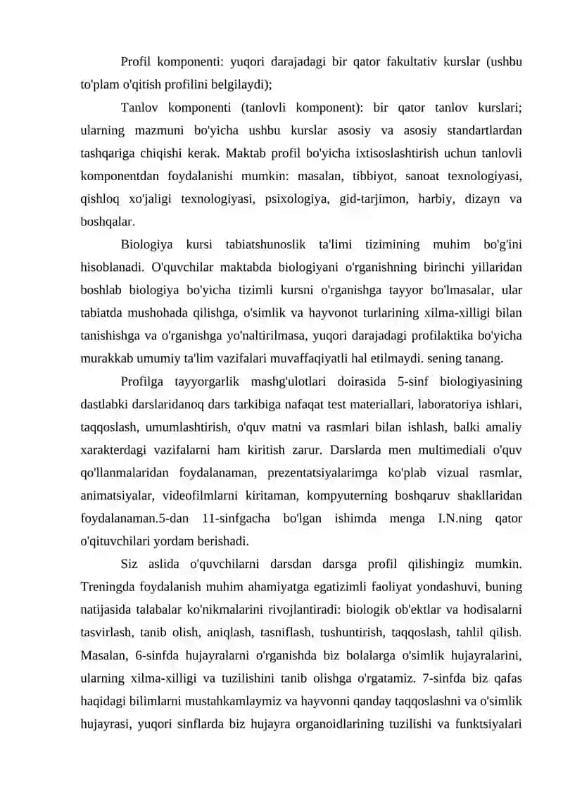 Biologik ta`limning o`ziga xos tomonlari 3