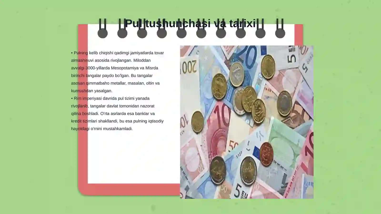 Pul va pul tizimi 3