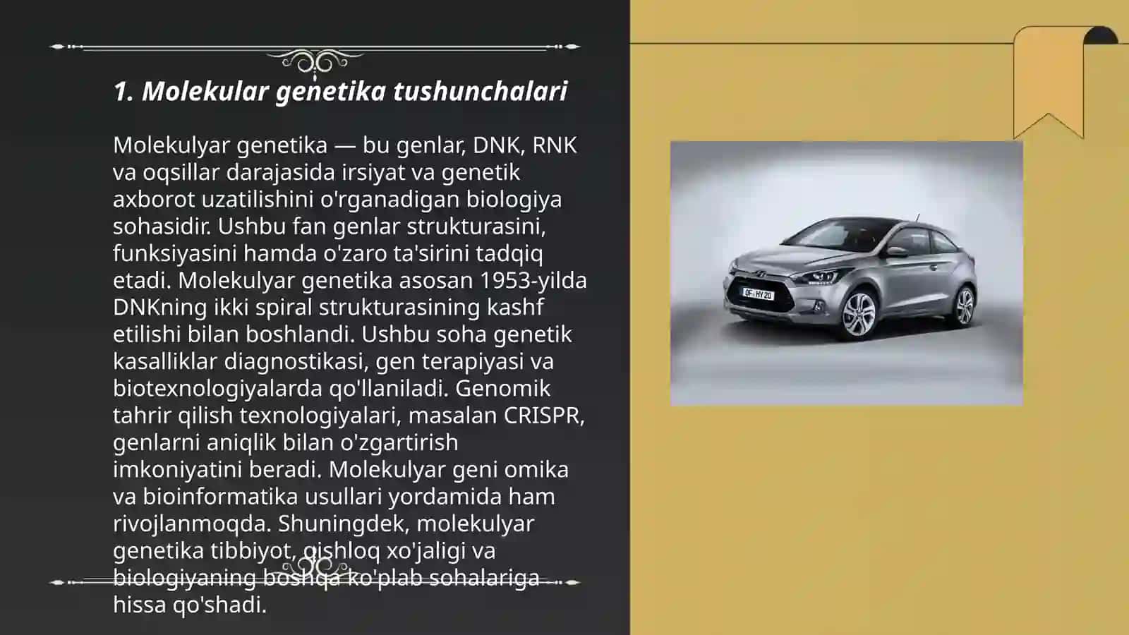 PZR-tashxisi. Molekular genetika asoslari va irsiy kasalliklar 3