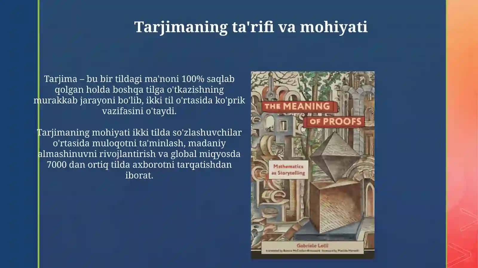 Tarjima-amaliy   tilshunoslikning   muhim  tarmog‘i  sifatida 3