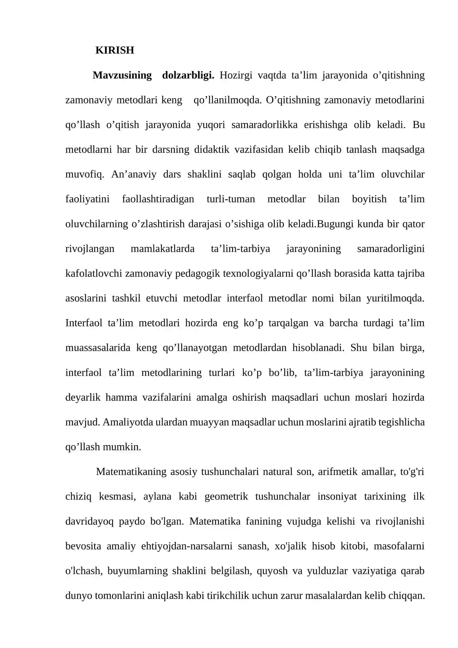 “10 ichida nomanfiy butun sonlar ustida arifmetik amallarni o'rgatish metodikasi” 3