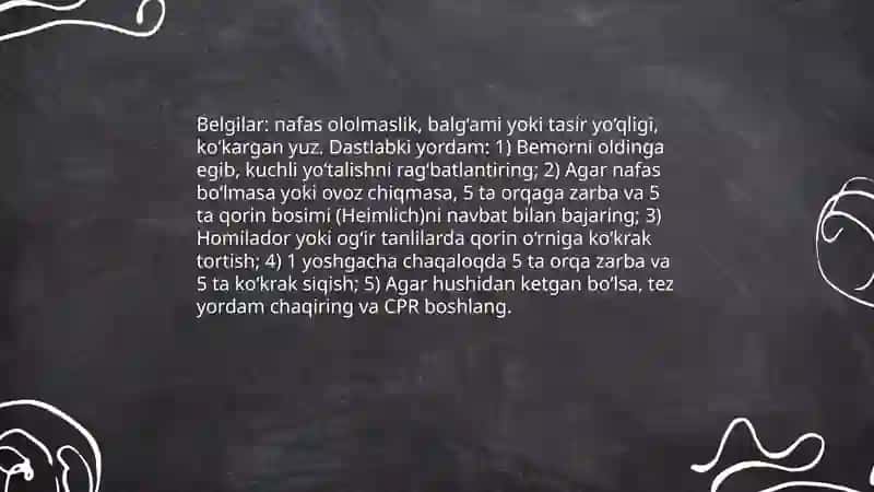 Eshak yemi toshganda: darhol ko‘rsatish kerak bo‘lgan birinchi yordam 3