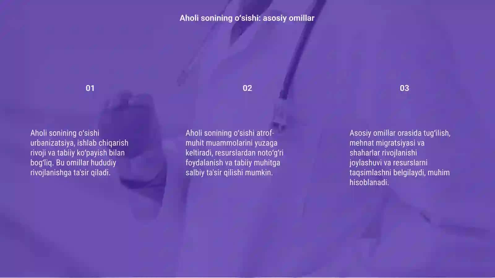 Aholi sonining o‘sishi va atrof-muhit muammolarini yuzaga kelishi 3