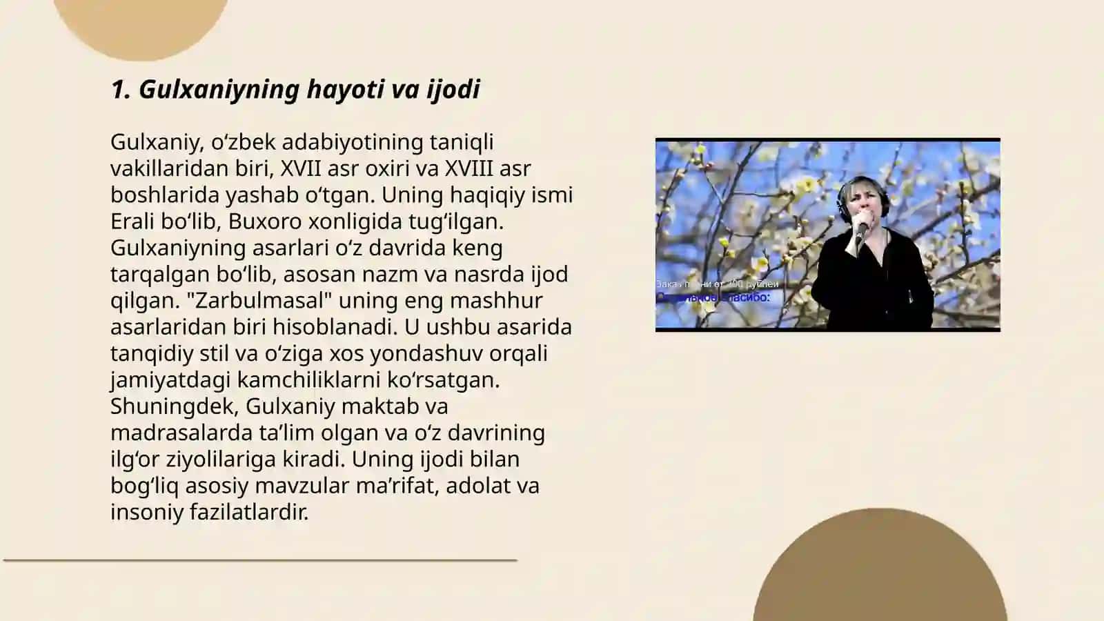 Gulxaniyning "Zarbulmasal"idagi naqllar va maqollar 3