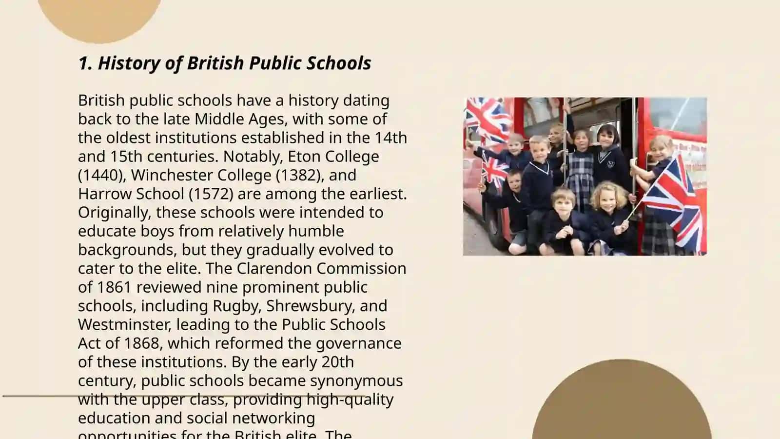 History of British Public Schools 3