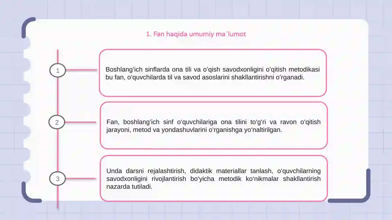 Ona tili va oʻqish savodxonligini oʻqitish metodikasi 3