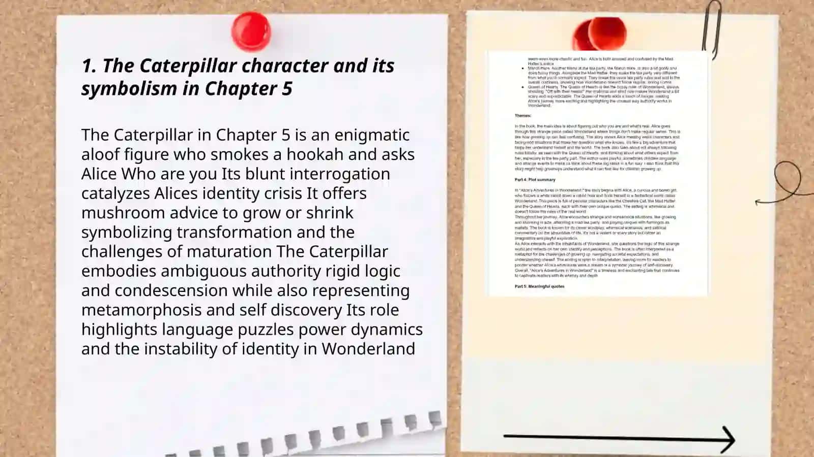 The Caterpillar Character and Symbolism in Chapter 5 3