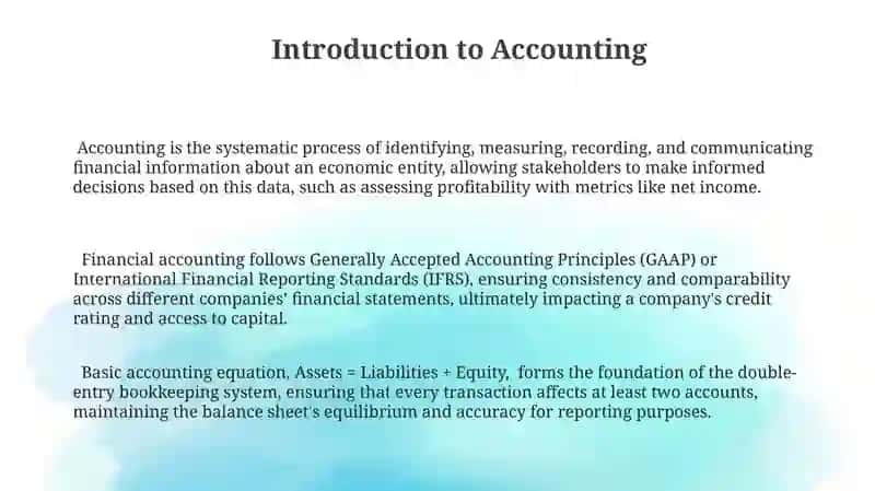 Key Accounting Principles and Practices 3