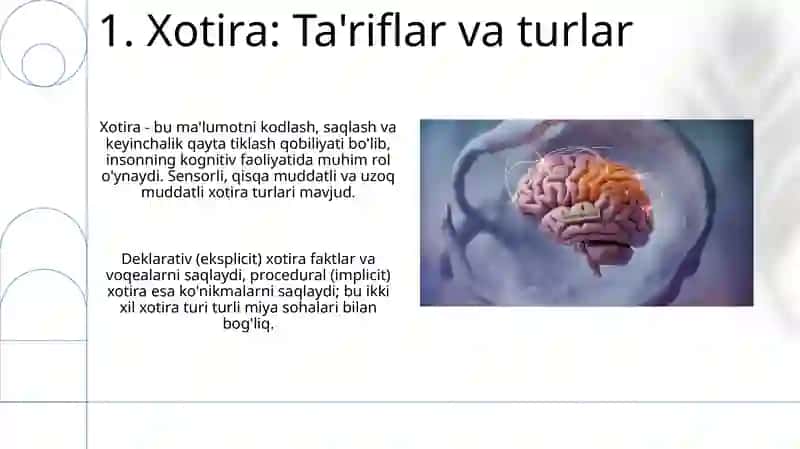 Xotira rivojining asosiy omillari va shart-sharoitlari 3