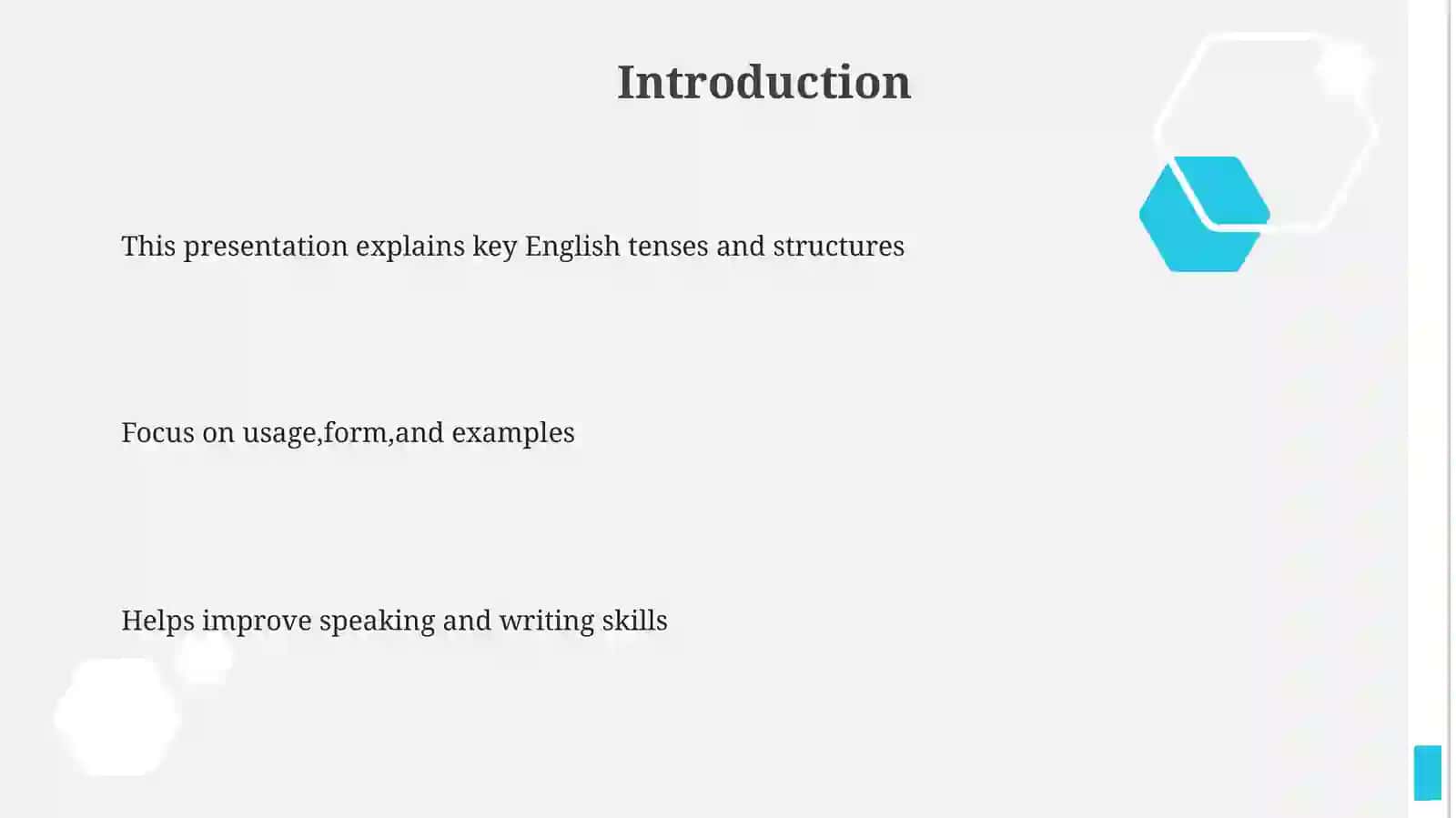 Present simple and present continuous. Used to and would 3