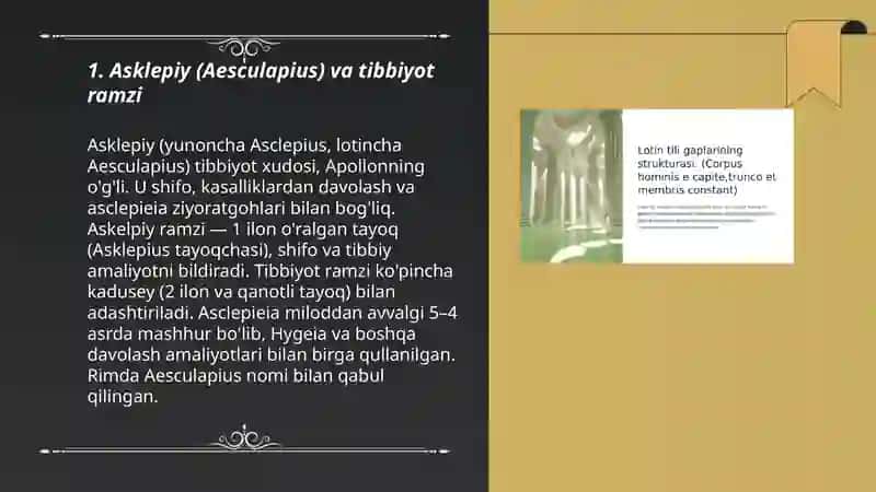 Tibbiyotda lotin-yunon mifologiyalari 3