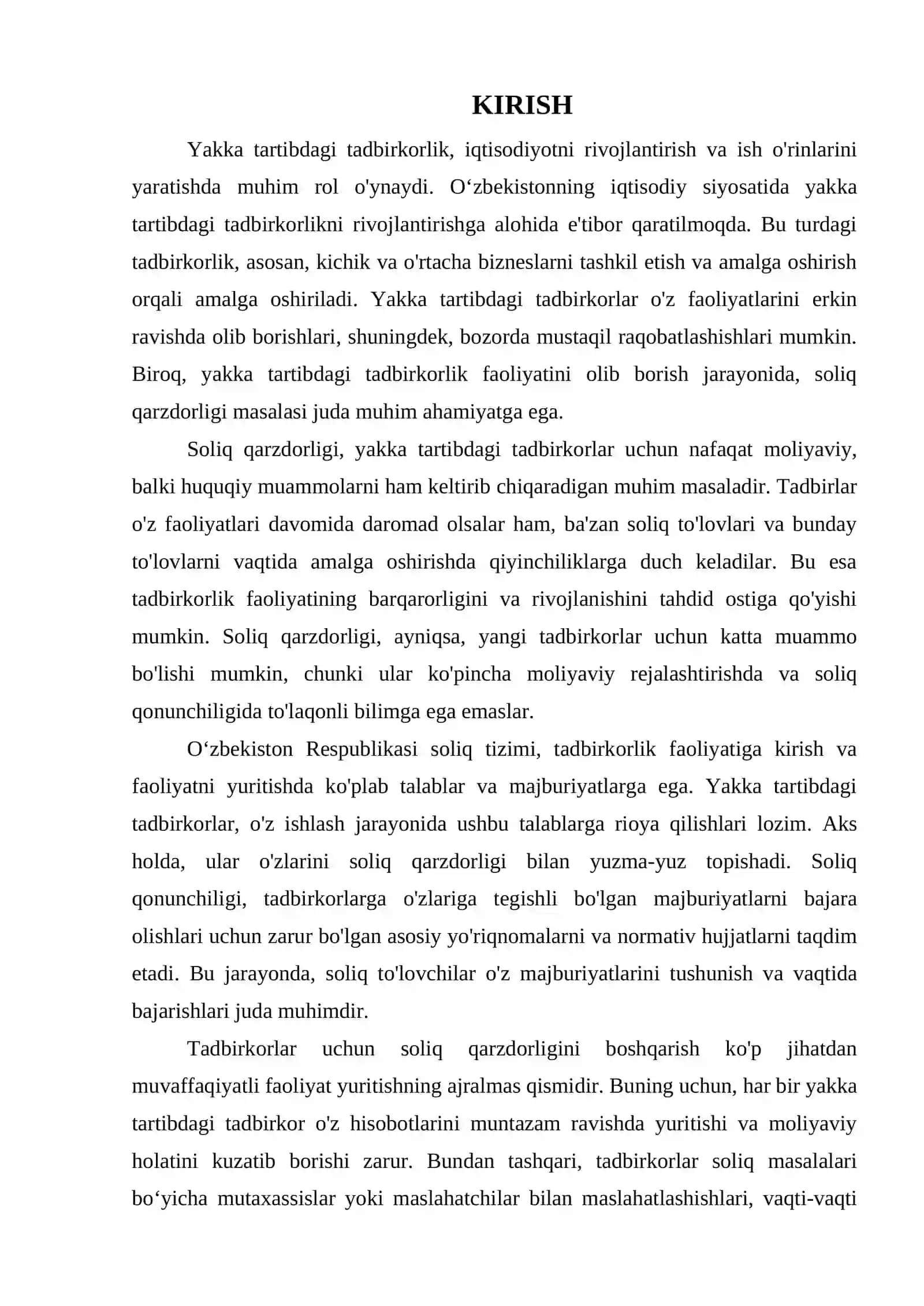 YAKKA TARTIBDAGI TADBIRKORLIKNI SOLIQ QARZDORLIGI 3
