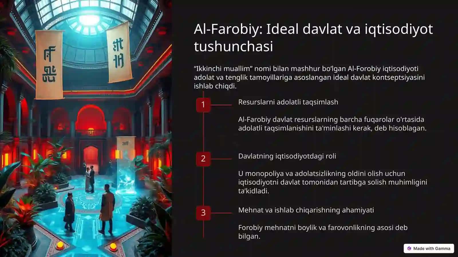 Markaziy Osiyo mutafakkirlarining iqtisodiy g’oyalari 3
