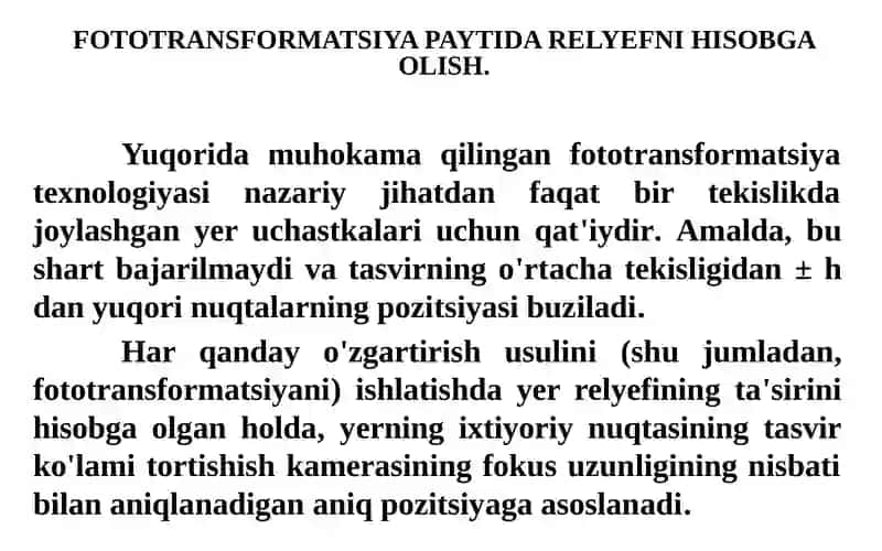 Aerofotosuratlarning geodezik ta’minotifanidan ma’ruzasi 3