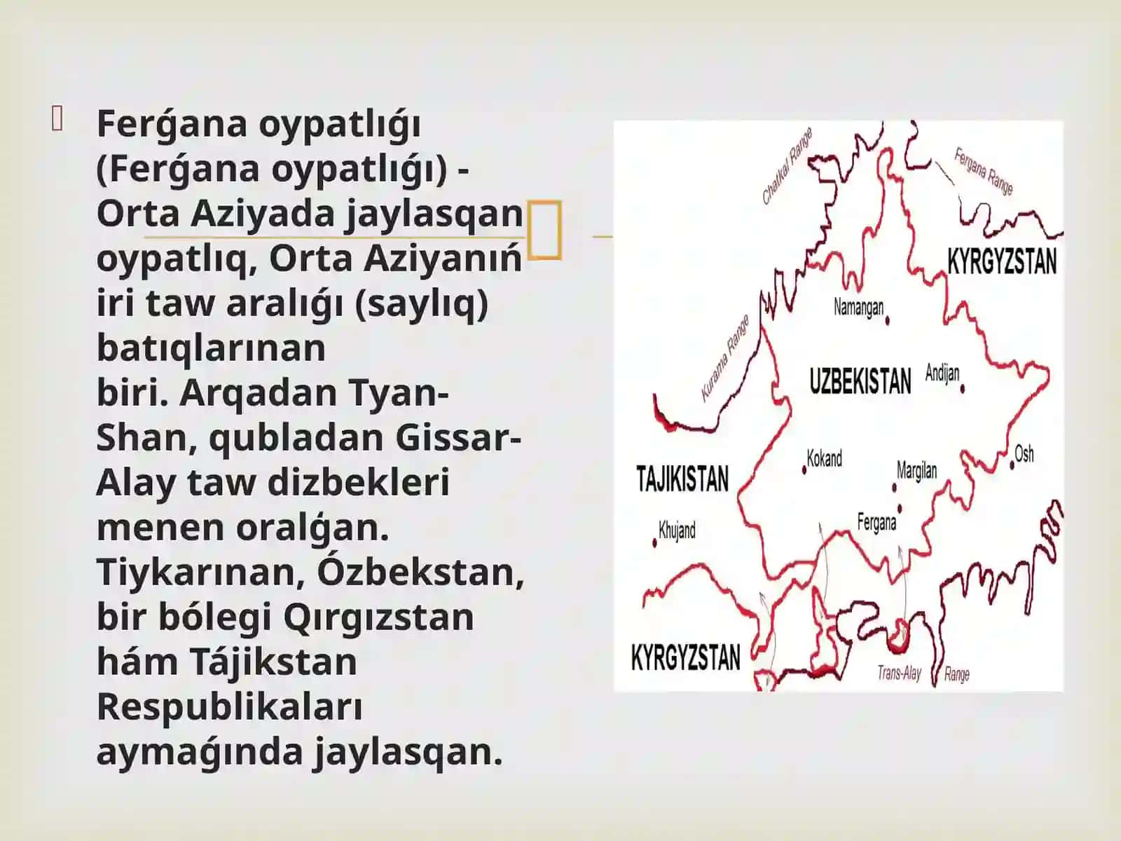 Ferǵana oypatlıǵı qalaları 3