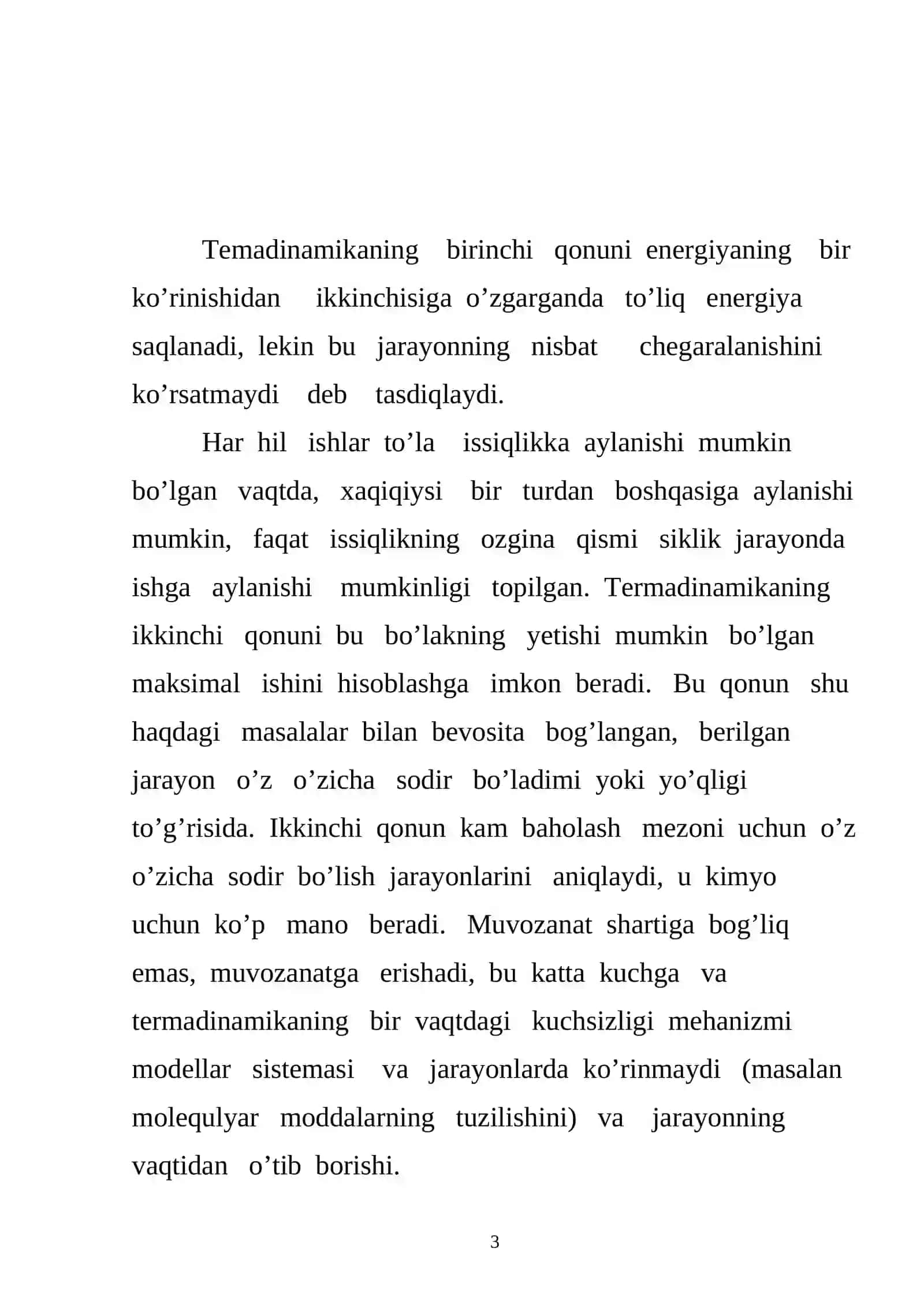 Termadinamikaning ikkinchi qonuni 3
