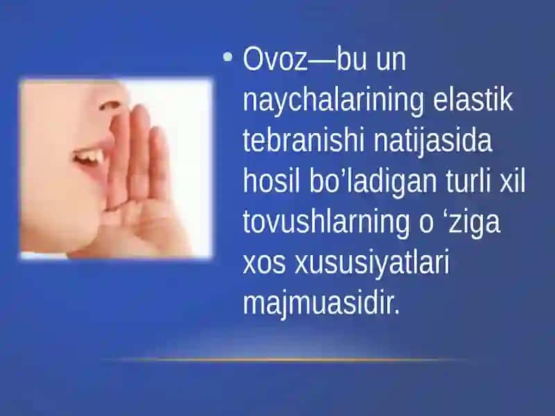 Ovoz buzilishlari.Uning sabablari va mexanizmi 3
