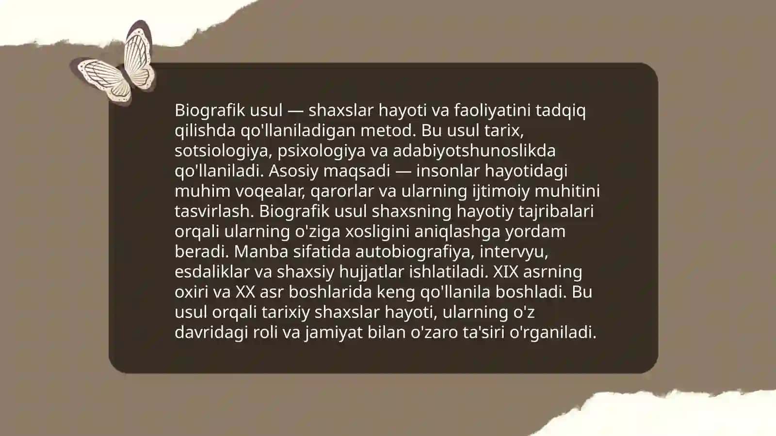 Shaxsni oʻrganish metodlari 3