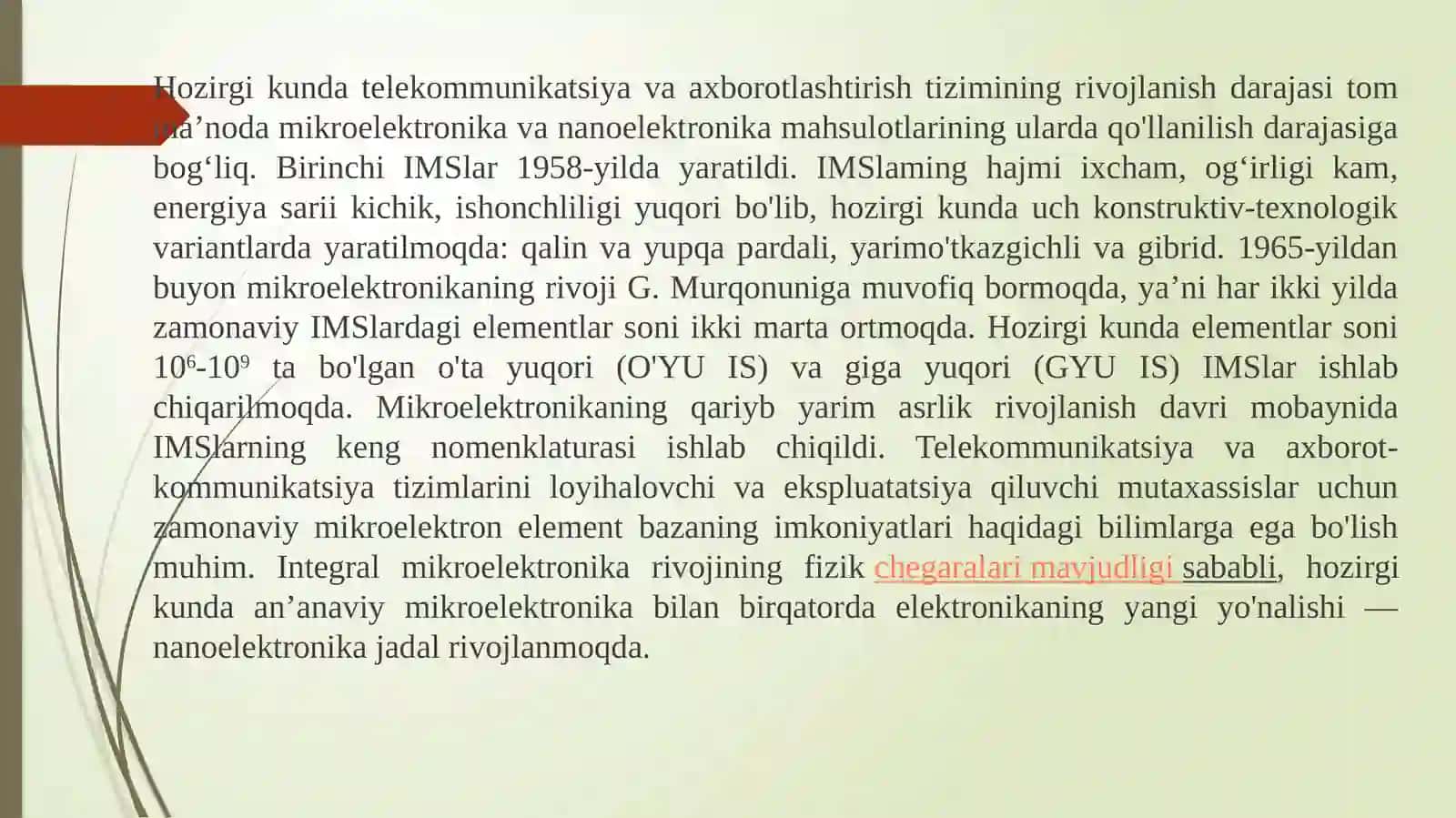 Zaryadaloqali (bogʻlanishli) asboblar (ZAA). Strukturasi va ishlashtamoyili.ZAAlarning parametrlari.ZAAlarning qoʻllanilishi 3