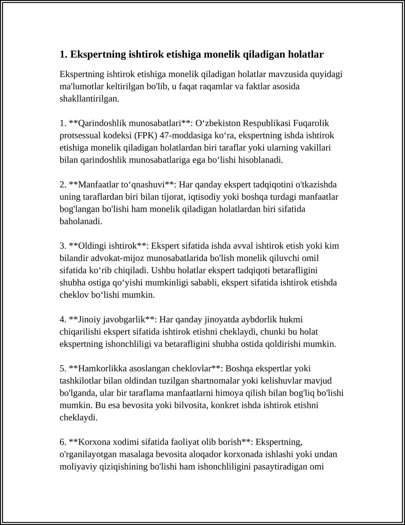 JINOYAT PROTSESSUAL HUQUQIDA EKSPERTNING ISHTIROK ETISH HOLATLARI 3