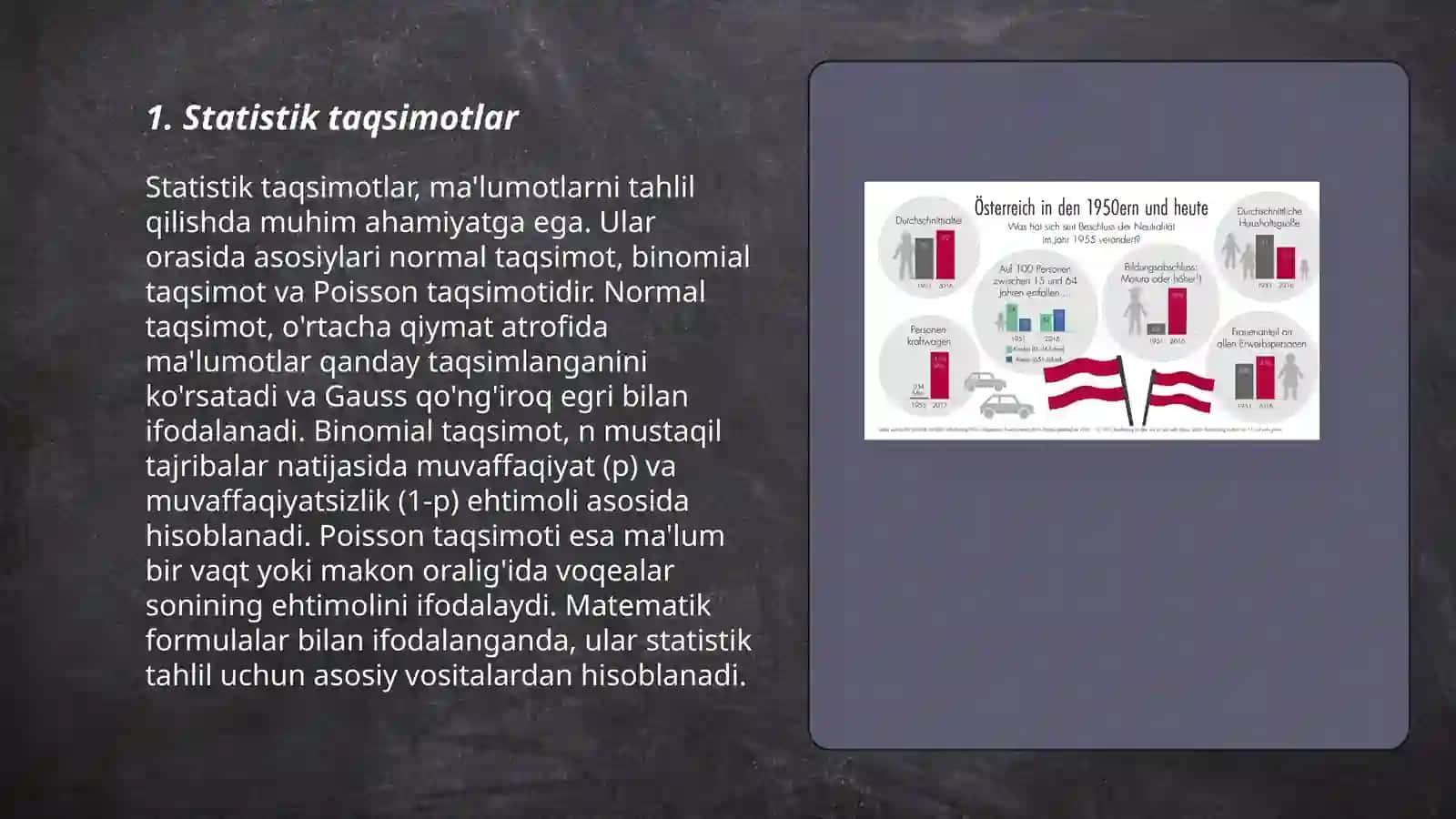 Statistik modellashtirishning elementlari 3