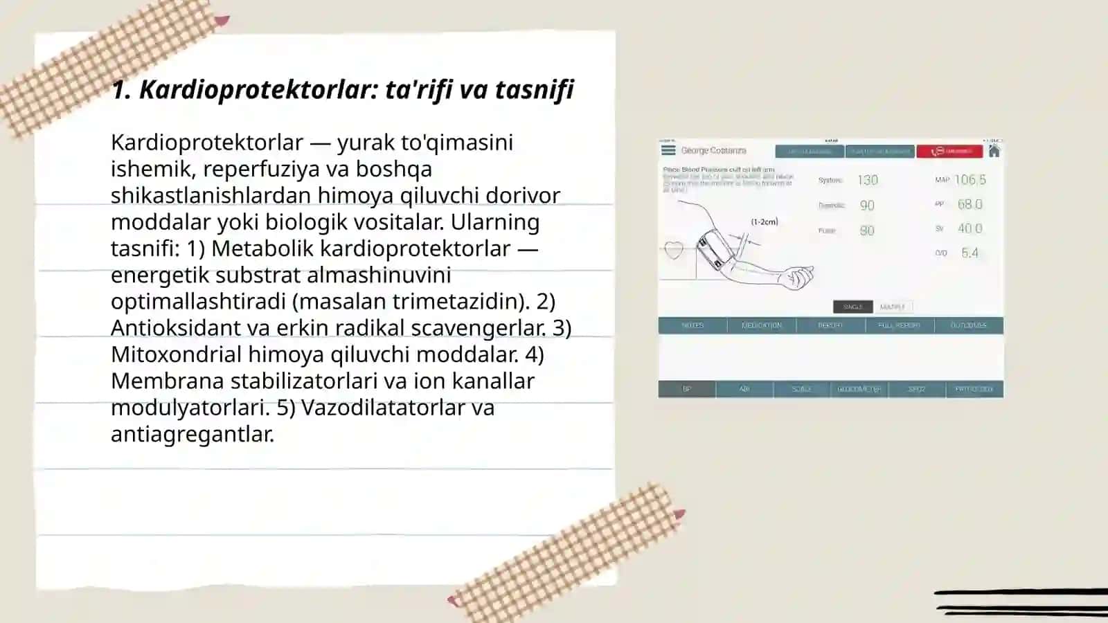 Kardioprotektorlar va metabotrop vositalar 3